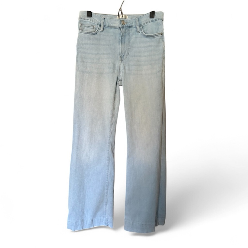 FRAME Le Easy Flare Jeans Lt Blue SHORT